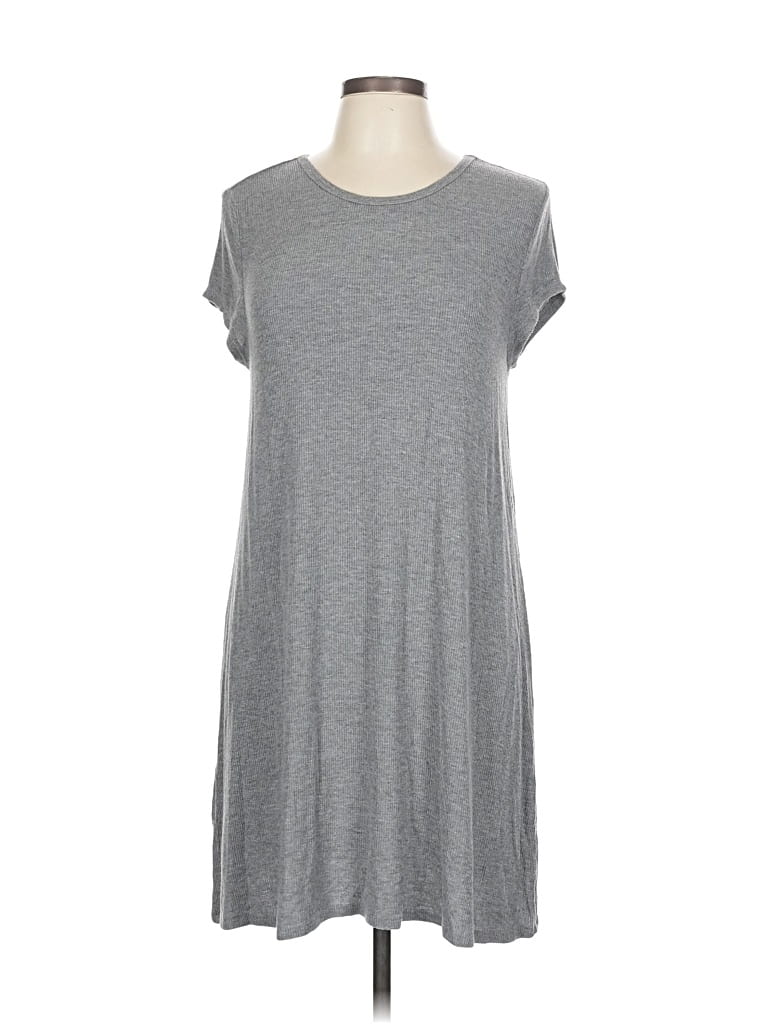 Pre-owned Aéropostale Casual Dress In Gray