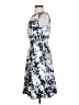 DressBarn Graphic Silver Cocktail Dress Size 4 - photo 5