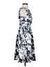 DressBarn Graphic Silver Cocktail Dress Size 4 - photo 4