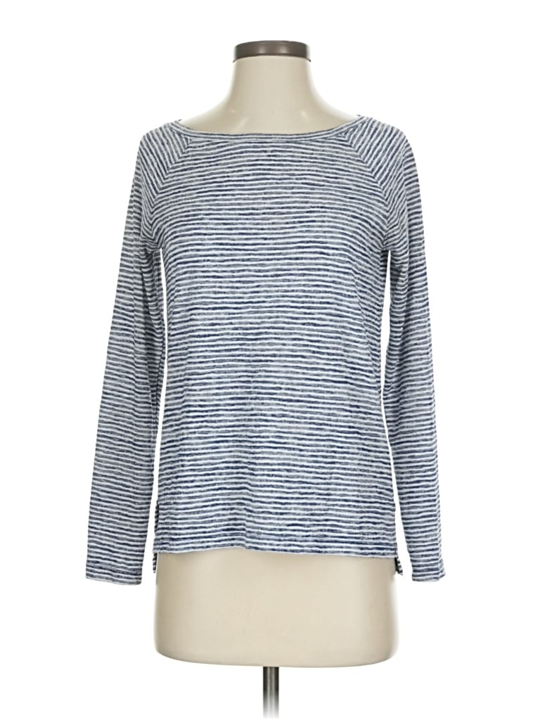 Pre-owned Banana Republic 3/4 Sleeve T-shirt In Blue