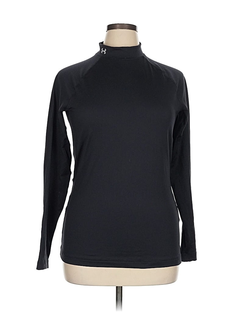Pre-owned Under Armour Long Sleeve Turtleneck In Black