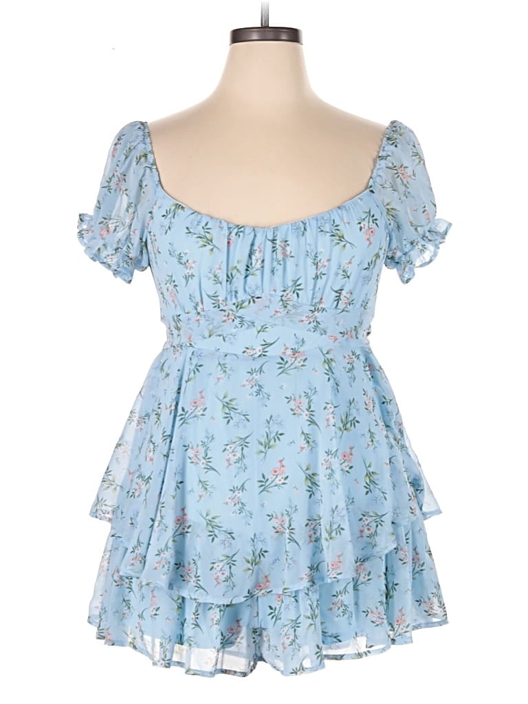 BLUE RAIN Pre-owned Romper In Blue