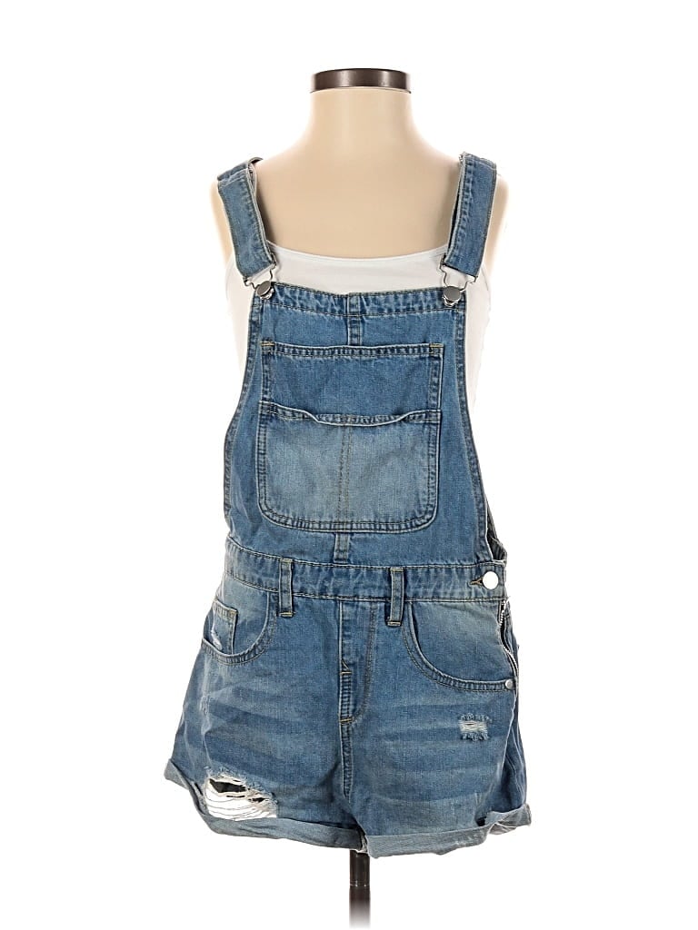 Pre-owned Superdown Romper In Blue