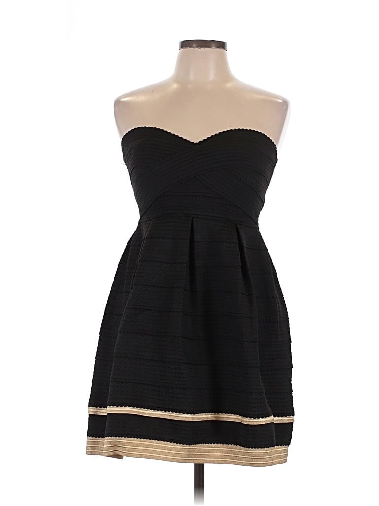 Pre-owned Hot & Delicious Cocktail Dress In Black