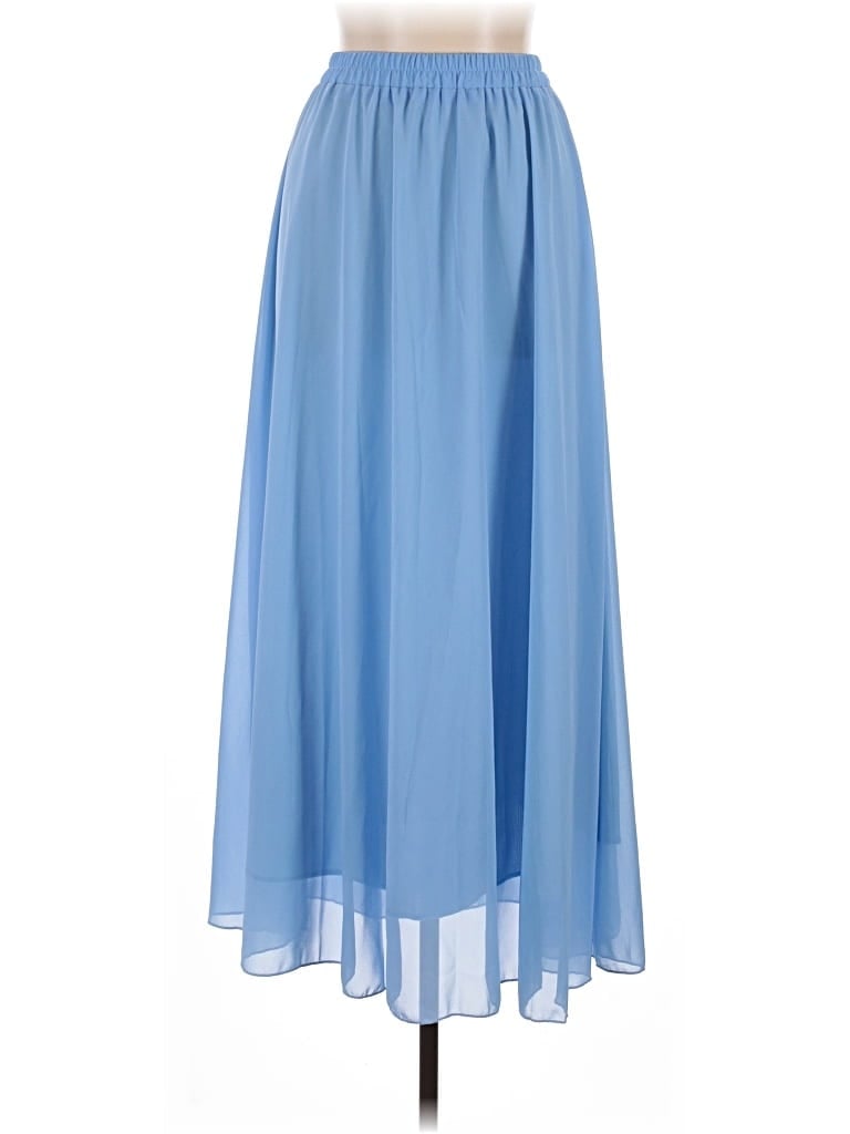 Pre-owned Unbranded Formal Skirt In Blue
