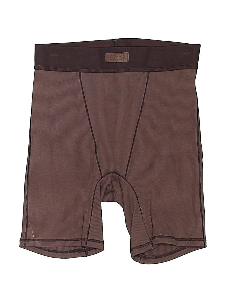 Pre-owned Skims Athletic Shorts In Brown