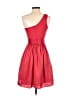 Vera Wang 100% Polyester Solid Red Cocktail Dress Size 0 - photo 2