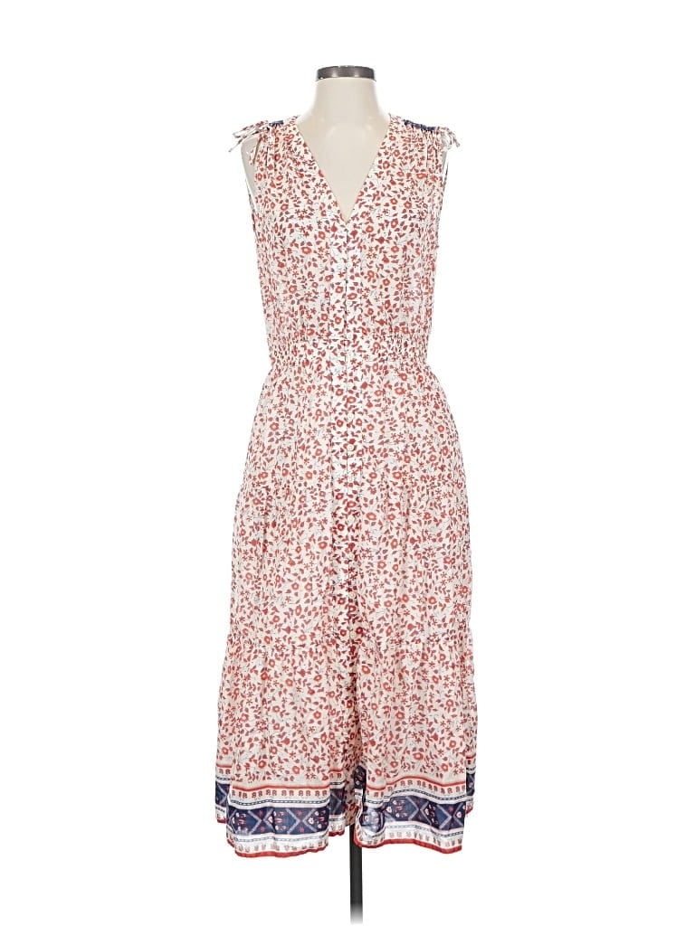 BIRDS OF PARADIS BY TROVATA Pre-owned Casual Dress In White