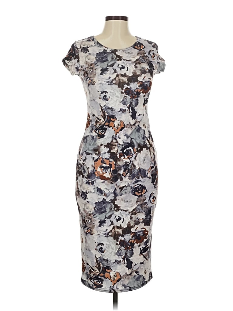 Boohoo Cocktail Dress In Gray