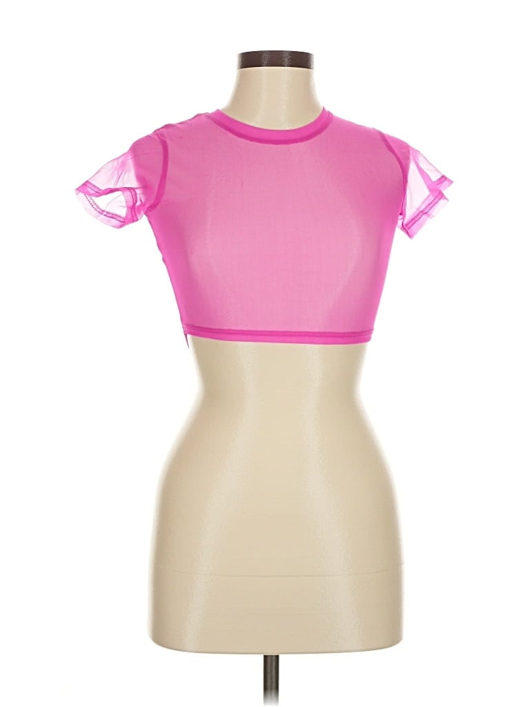 Pre-owned Emma & Sam Tank Top Pink Strapless Neckline Tops