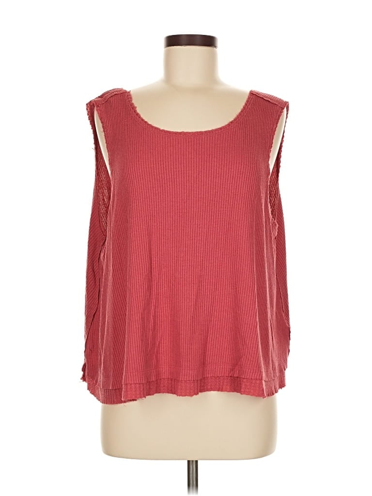 Pre-owned We The Free Sleeveless T-shirt In Brown