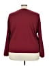 Torrid Burgundy Long Sleeve Blouse Size 3X Plus (3) - photo 2