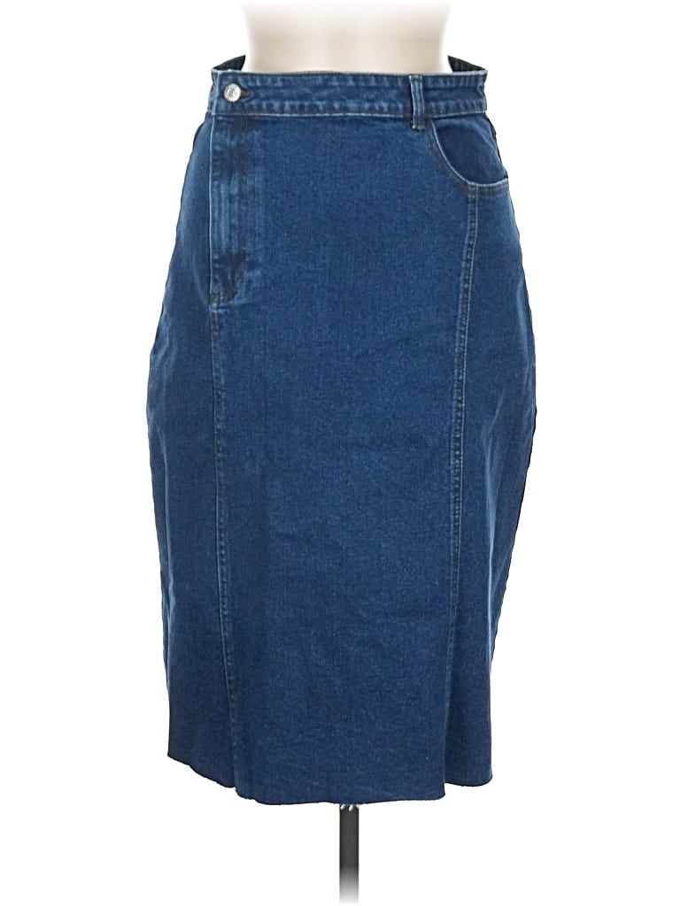Assorted Brands Denim Skirt In Blue