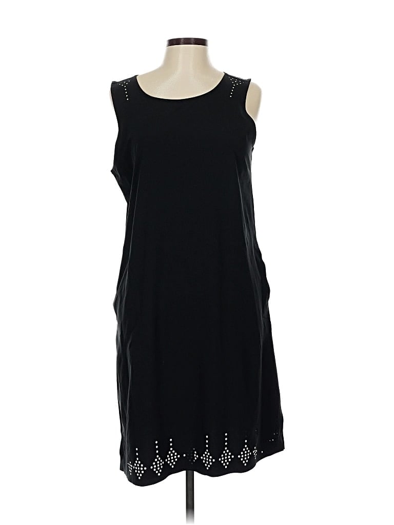Pre-owned Title Nine Casual Dress In Black