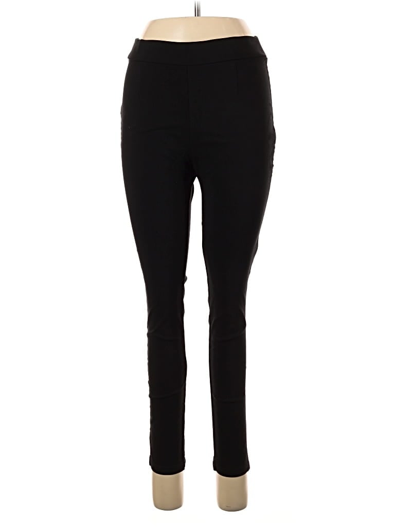 Pre-owned Dkny Active Pants In Black