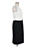 Nine West Color Block White Cocktail Dress Size 6 - photo 4
