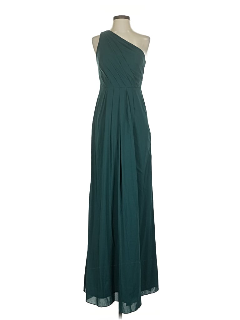 Pre-owned Azazie Cocktail Dress In Blue