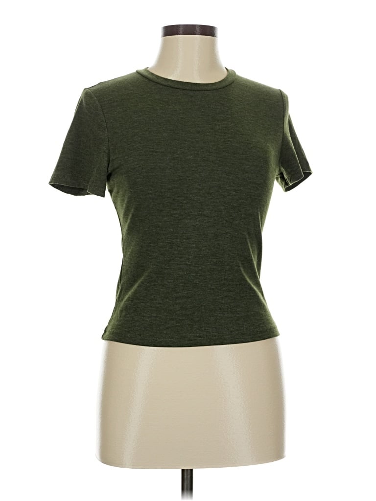Pre-owned Unbranded Short Sleeve T-shirt In Green