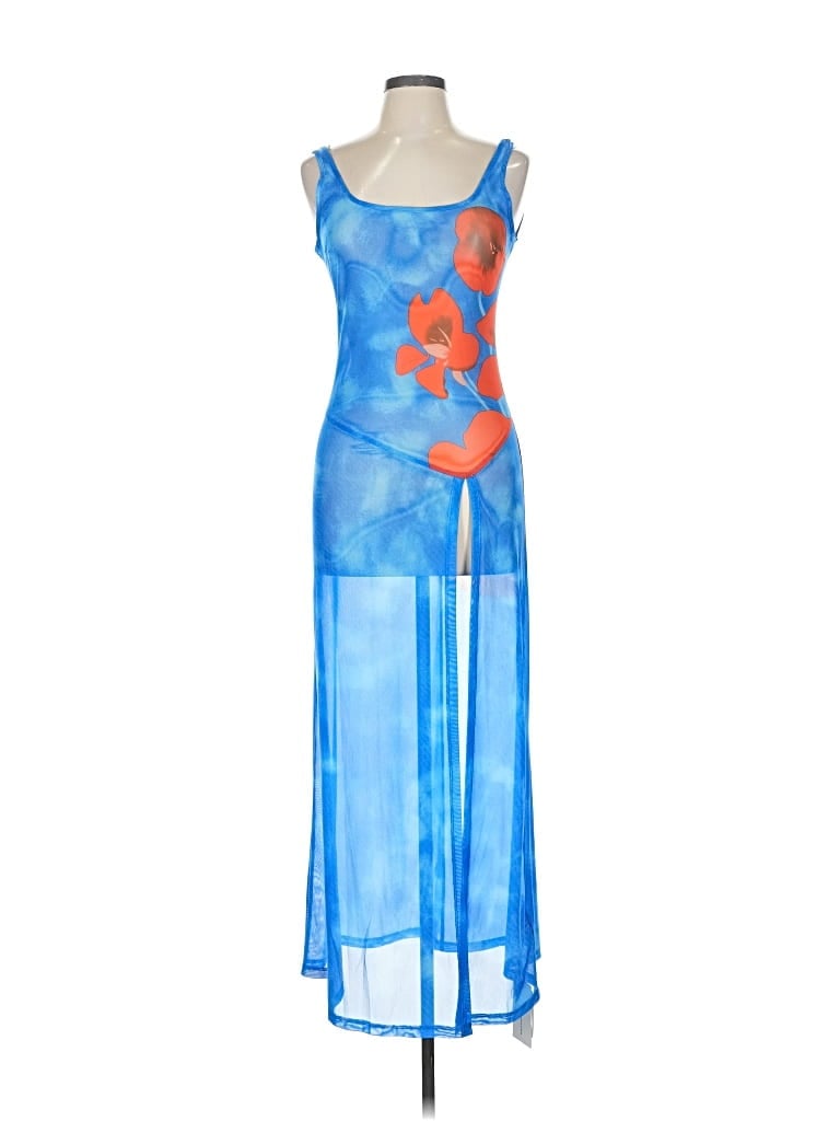 Commense Cocktail Dress In Blue