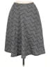 Bobeau Chevron-herringbone Gray Casual Skirt Size M - photo 2
