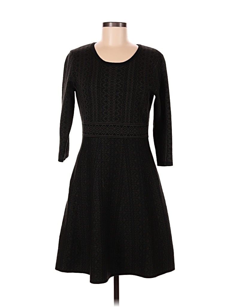 Pre-owned Nina Leonard Casual Dress In Black