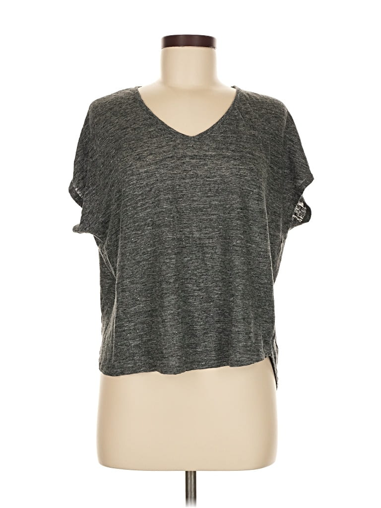 Pre-owned Vince Short Sleeve T-shirt In Gray