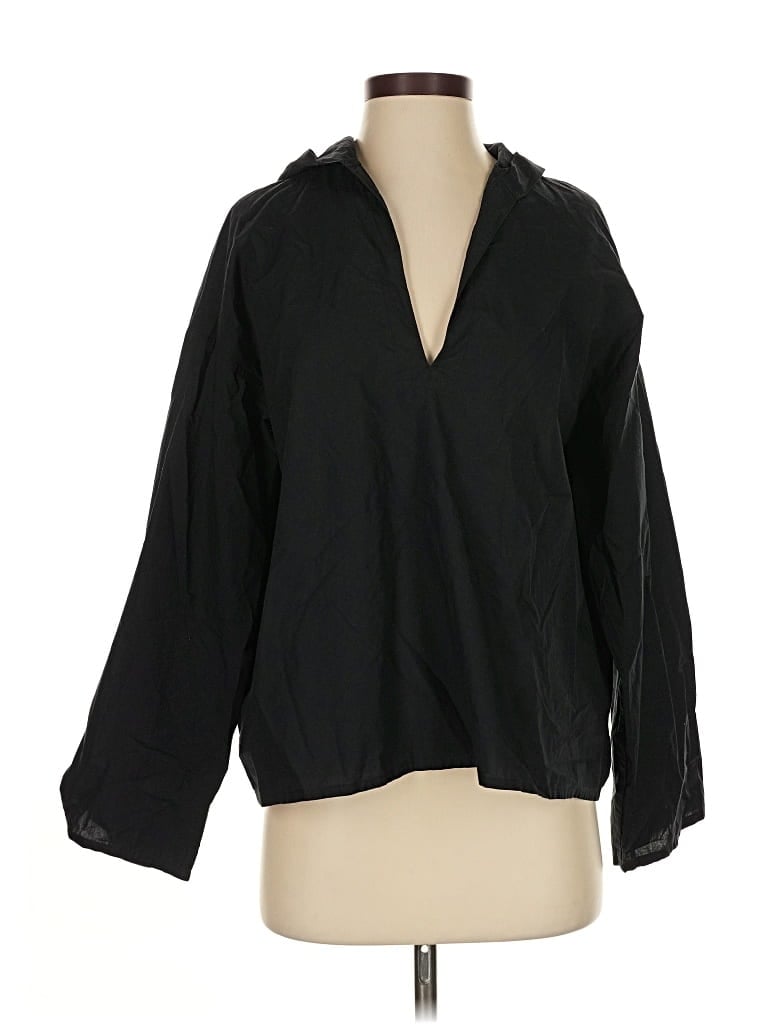 Pre-owned Fashion Bug 3/4 Sleeve Blouse In Black