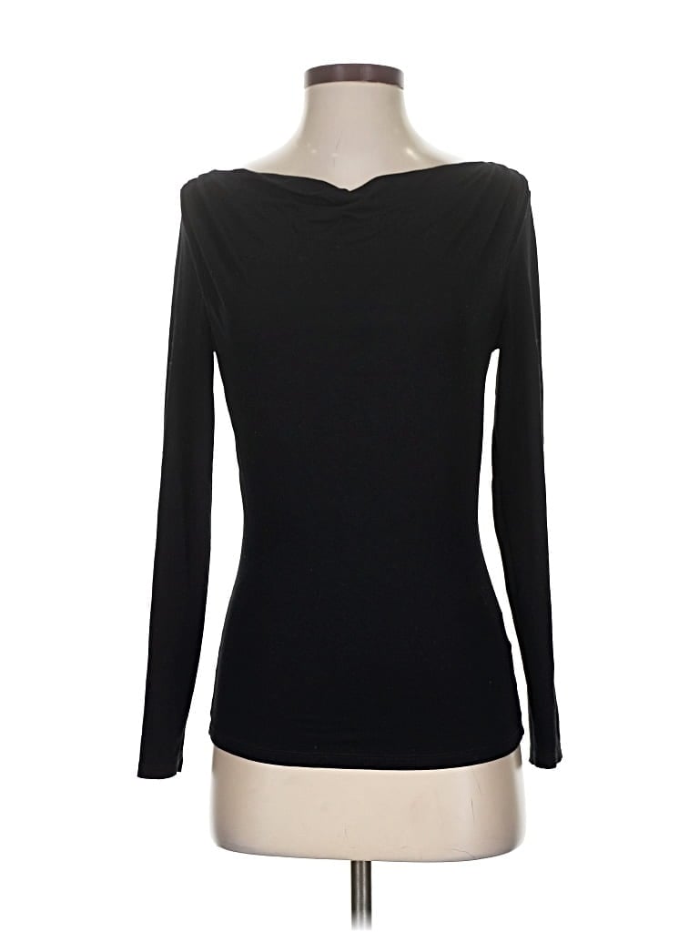 Pre-owned Boden Long Sleeve T-shirt In Black