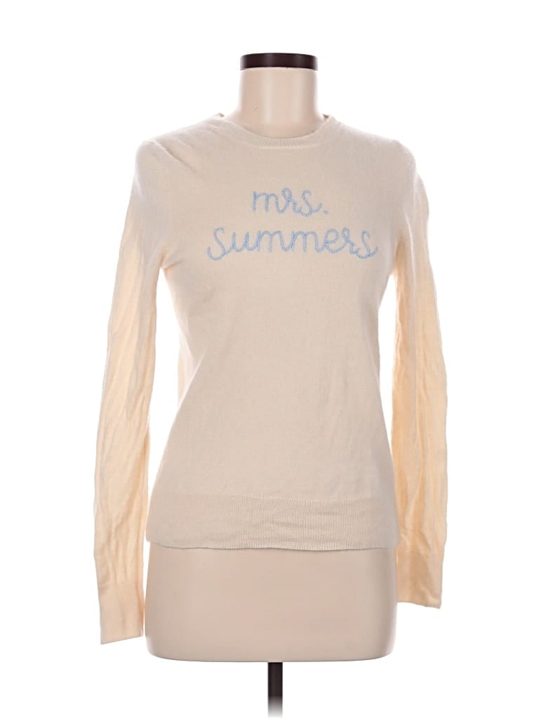 Pre-owned Quince Sweatshirt In White