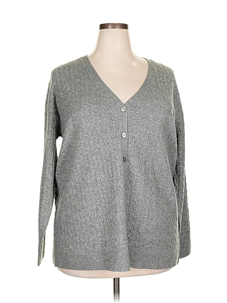 A New Day Cardigan Sweater In Gray