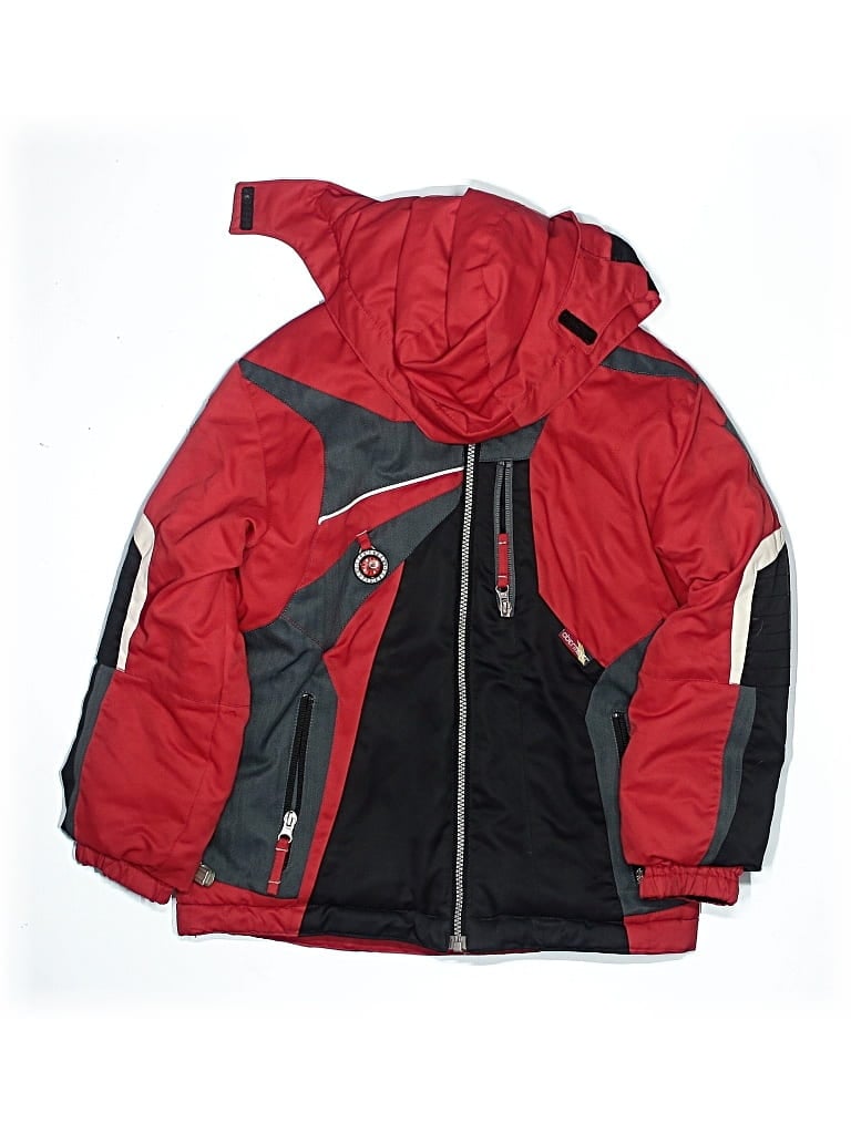 Pre-owned Obermeyer Kids' Snow Jacket In Red