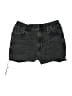 PacSun Black Gray Denim Shorts Size 26 waist - photo 1