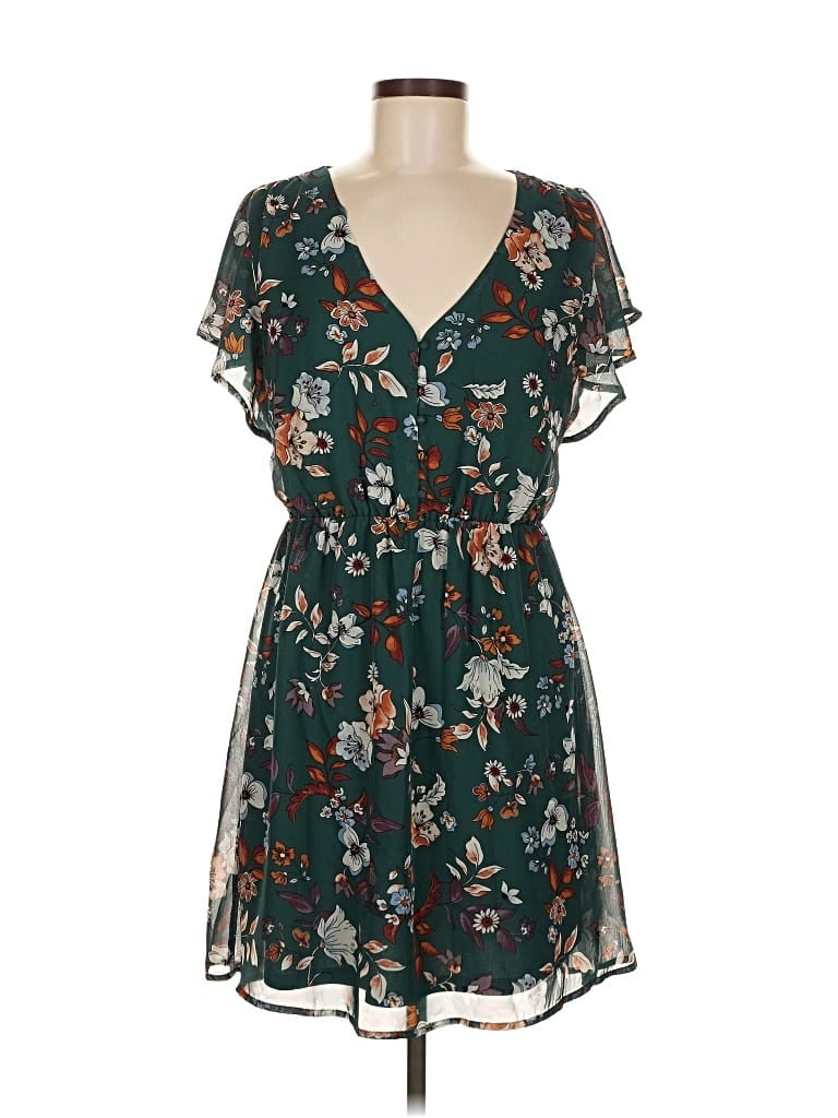 Pre-owned Eyeshadow Casual Dress In Blue