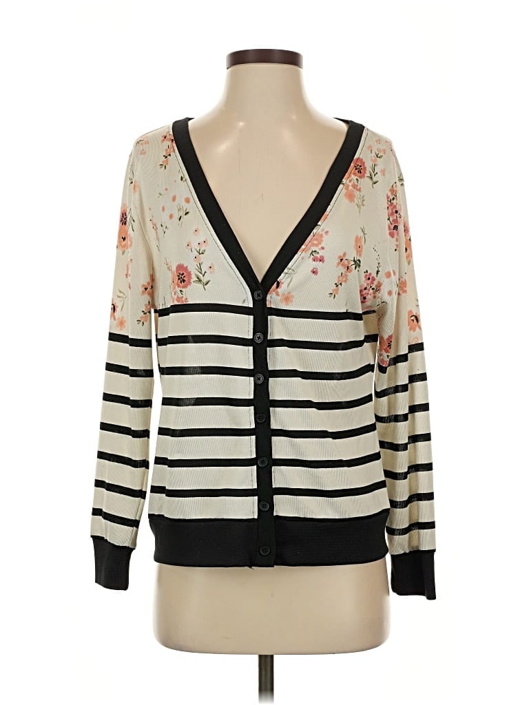 LULAROE Pre-owned Cardigan Sweater In White