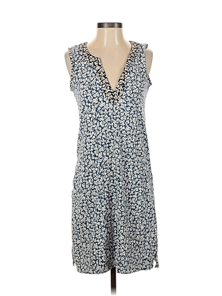 Pre-owned Lands' End Casual Dress In Blue