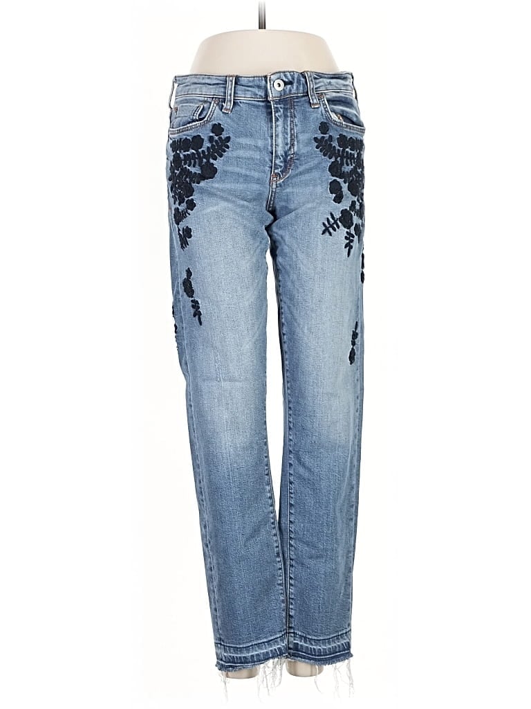 Pre-owned Pilcro And The Letterpress Jeans In Blue