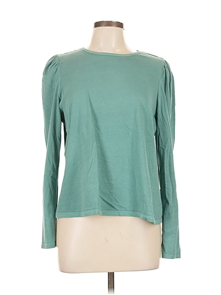 Pre-owned Old Navy Long Sleeve T-shirt In Blue