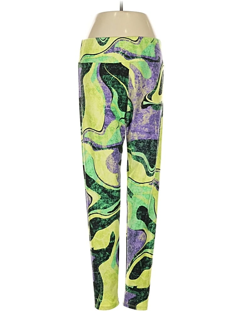 Pre-owned Lularoe Active Pants In Green