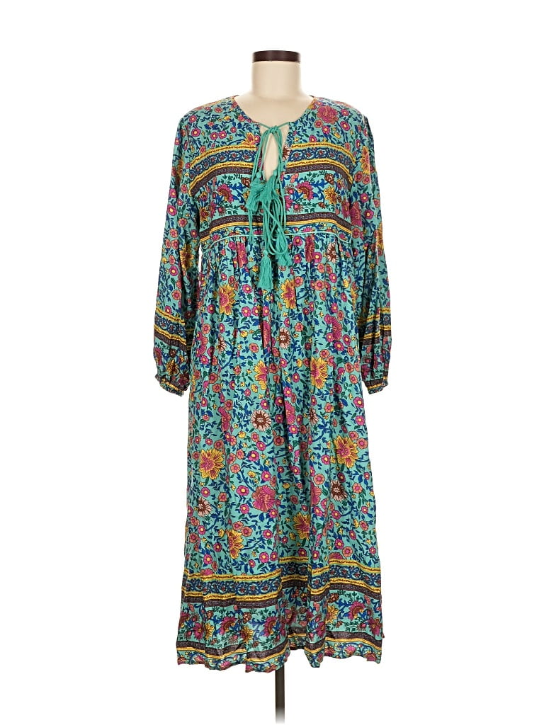 Pre-owned R. Vivimos Casual Dress In Blue