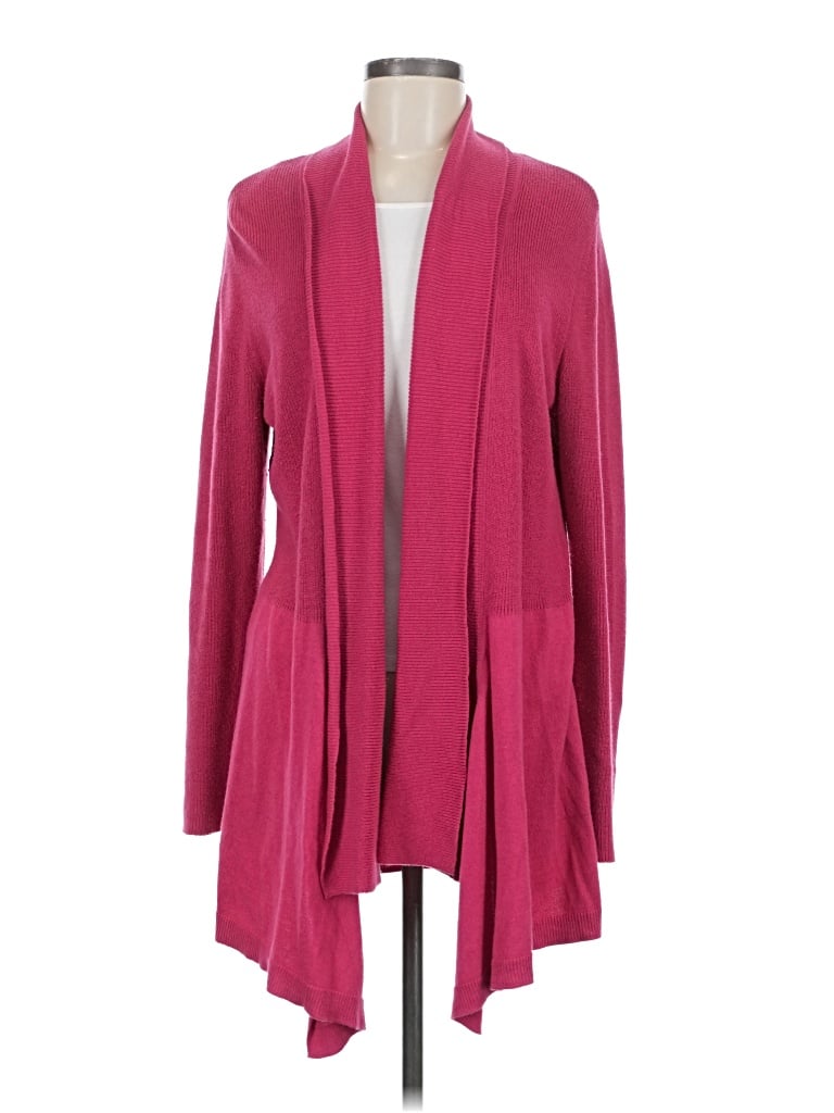 Pre-owned Chico's Cardigan Sweater In Pink