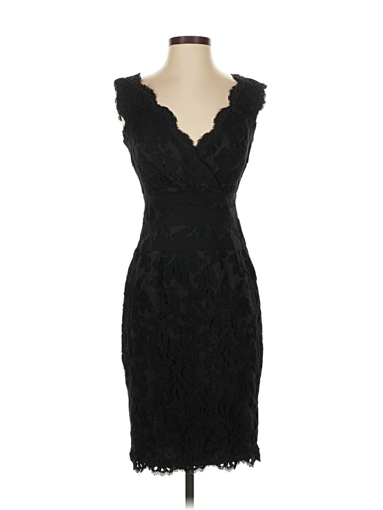 Pre-owned Tadashi Shoji Cocktail Dress In Black