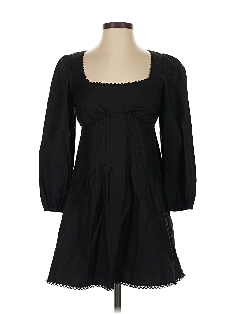 Pre-owned Reformation Casual Dress In Black