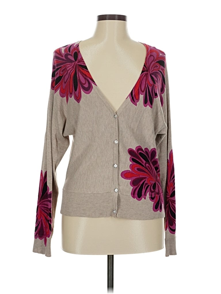 Pre-owned Inc International Concepts Cardigan Sweater In Purple