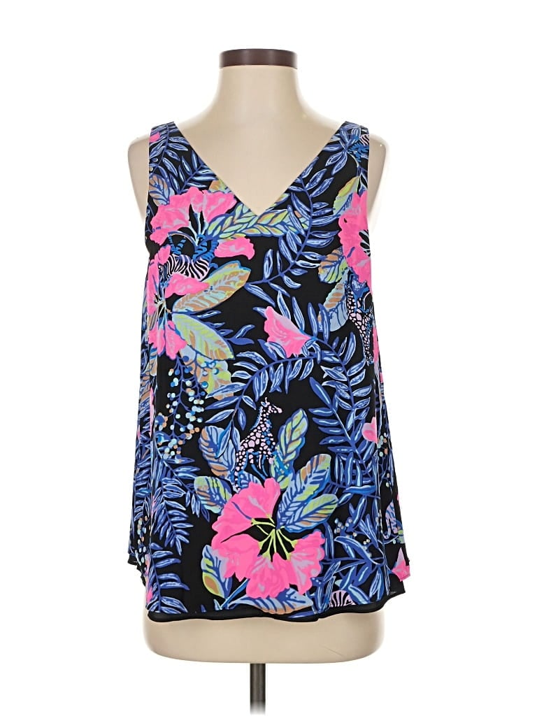 Pre-owned Unbranded Sleeveless Blouse In Blue