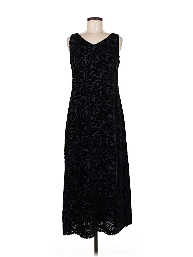 Pre-owned Laura Ashley Cocktail Dress In Black