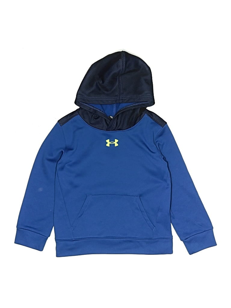 Pre-owned Under Armour Kids' Pullover Hoodie In Blue