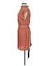 ASOS 100% Polyester Solid Orange Casual Dress Size 4 - photo 5