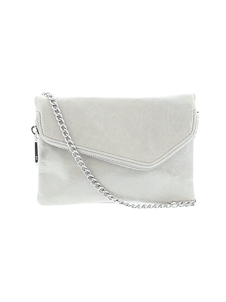 Pre-owned Hobo The Original Hobo Bag The Original Leather Crossbody Bag In Gray