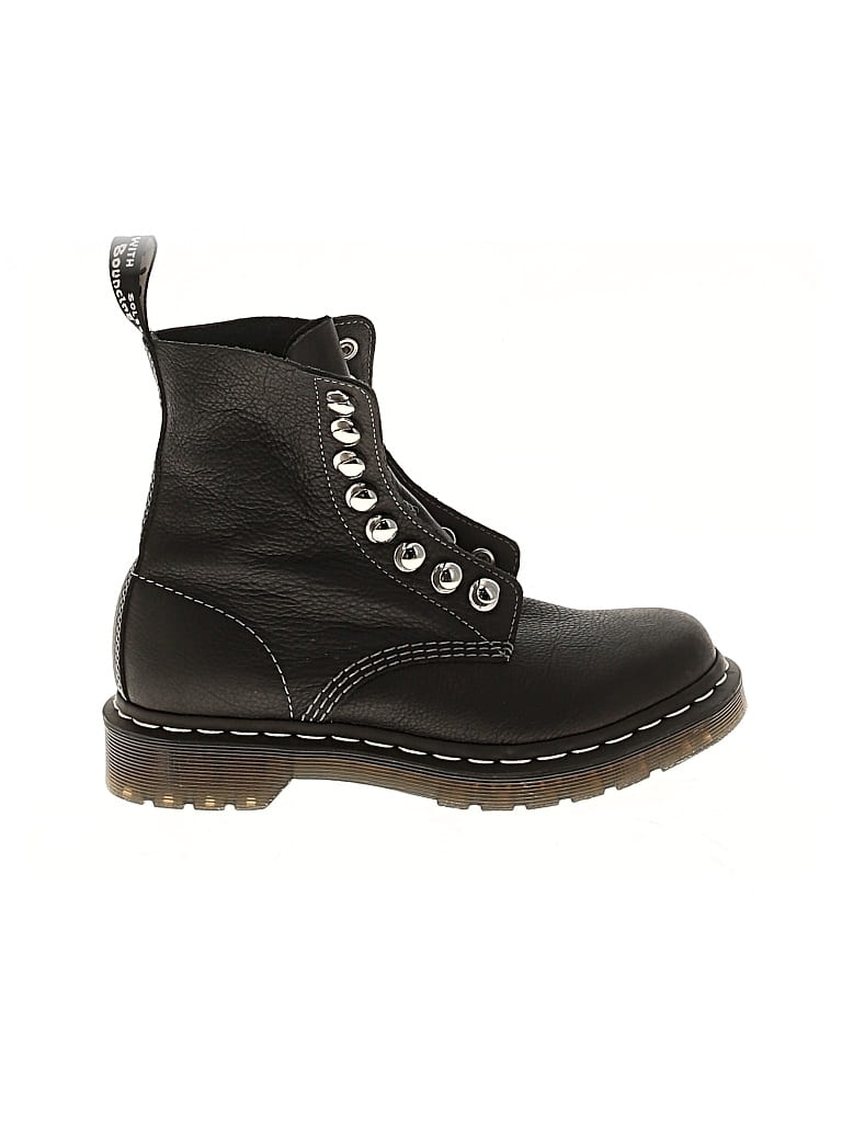 Pre-owned Dr. Martens Ankle Boots In Black