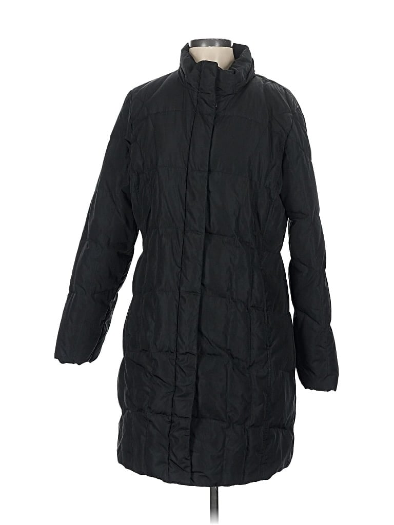 Pre-owned Eddie Bauer Coat In Black